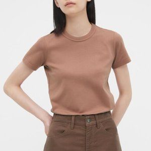 Uniqlo U Crew Neck Short-Sleeve T-Shirt in Pink
